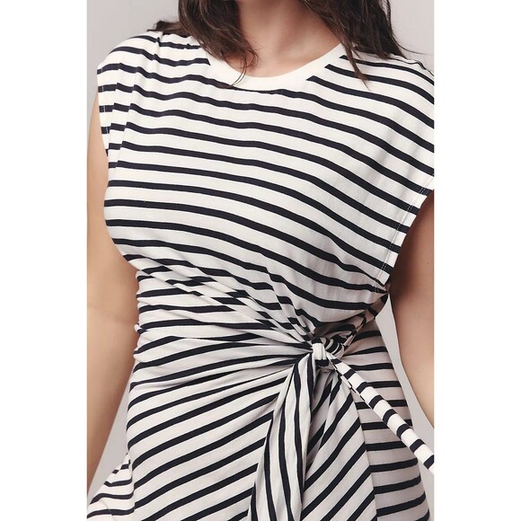 By Anthropologie Daily Practice Tiebreaker Muscle-Sleeve Midi Dress 3X PS 281324 - Picture 4 of 12